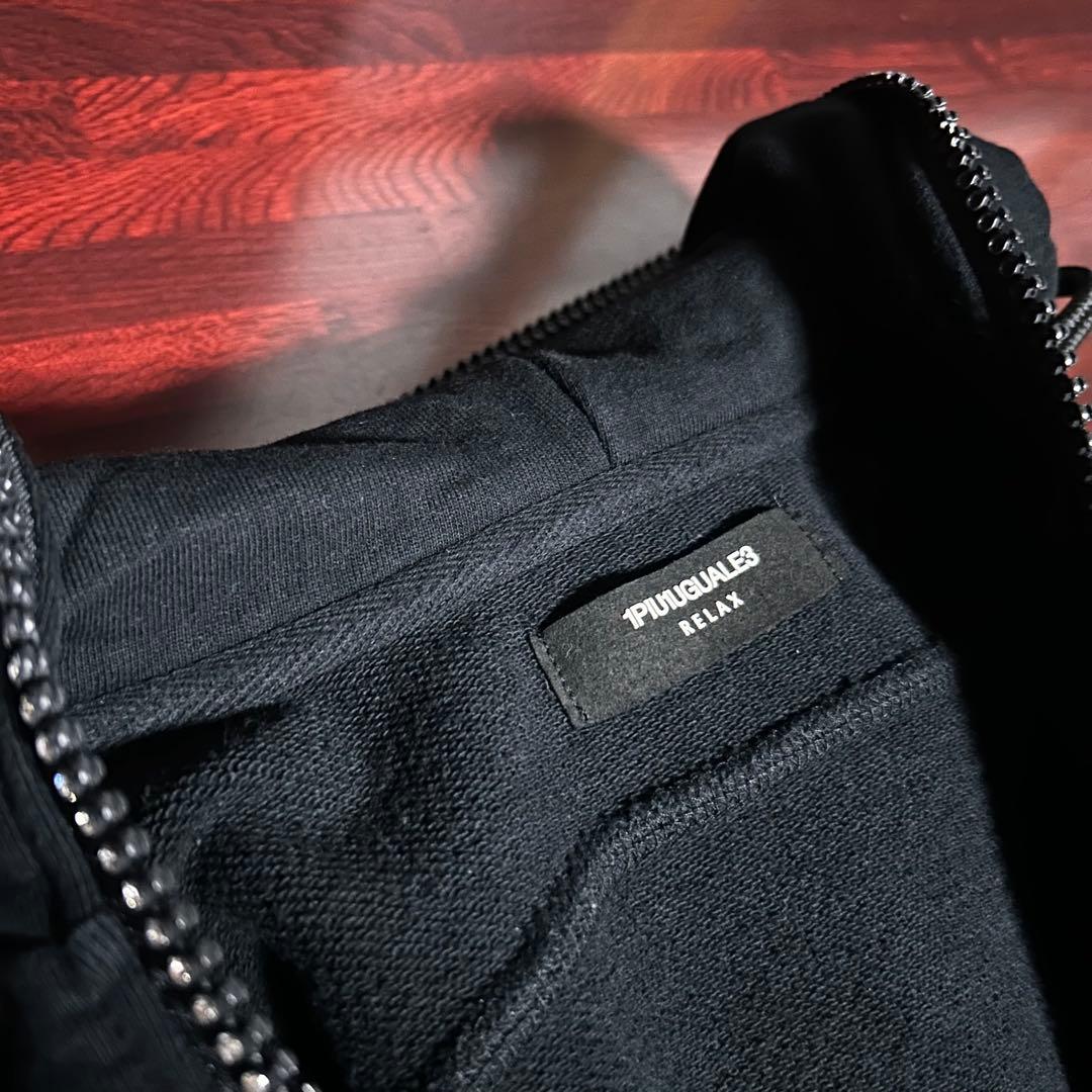 美品　1PIU1UGUALE3 RELAX リブロゴ　パーカー　セットアップ　S