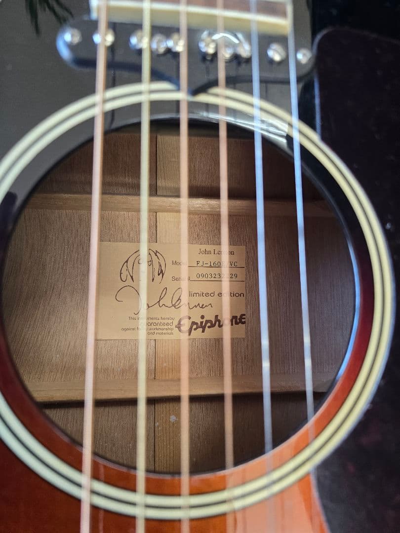 ギター Epiphone John Lennon Signature EJ160 E