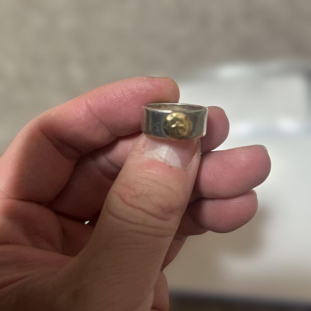 ゴローズ　平打ちリング　8号