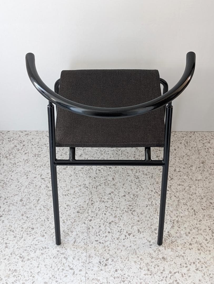 70s ビンテージ KOKUYO スチール×ファブリック チェア ポストモダン