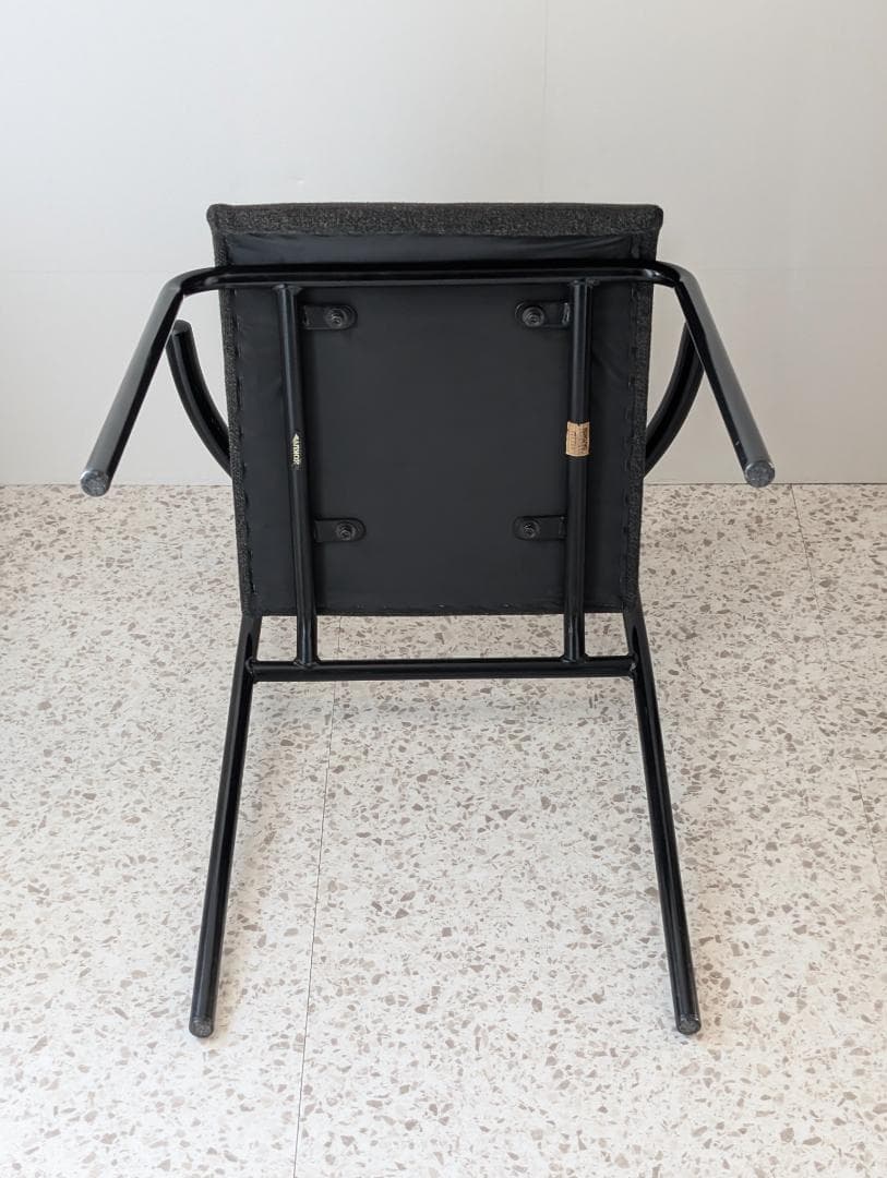 70s ビンテージ KOKUYO スチール×ファブリック チェア ポストモダン