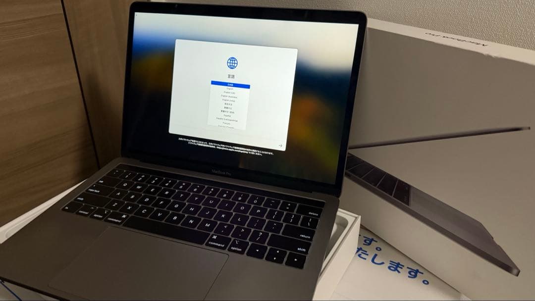 MacBook Pro 13-inch 2019 A2159 英語配列キーボード