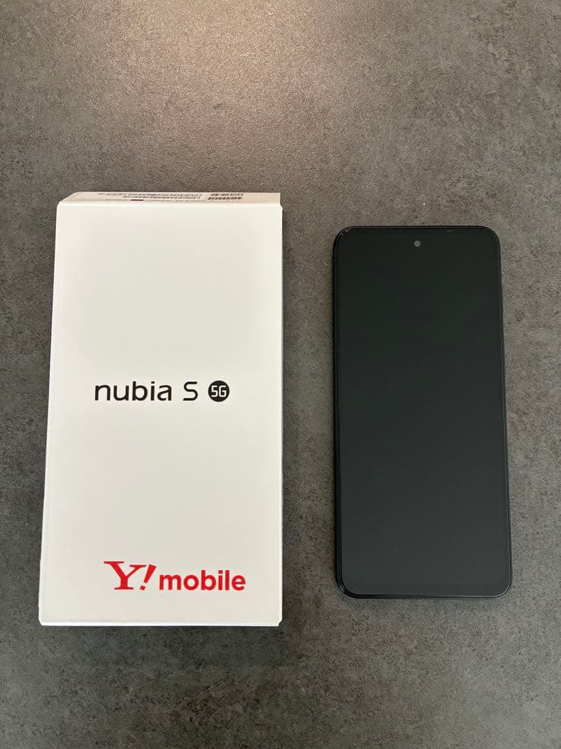 nubia S 5G Y!mobile ブラック 本体　SIMフリー 即発送