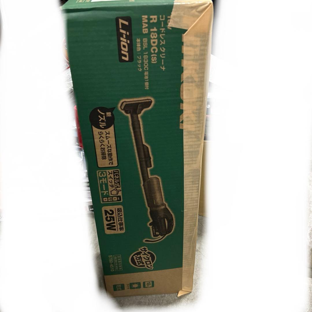 HiKOKI 18V サイクロン式 コードレス掃除機 R18DC(S)