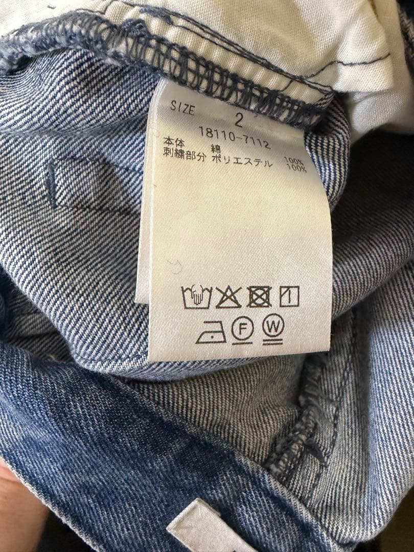 CLANE クラネ FLOWER EMBROIDERY PANTS 刺繍