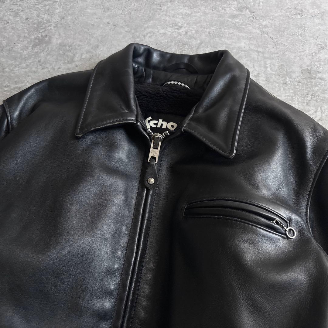 schott ショット【44】643 シングル ライダースジャケット トラッカー