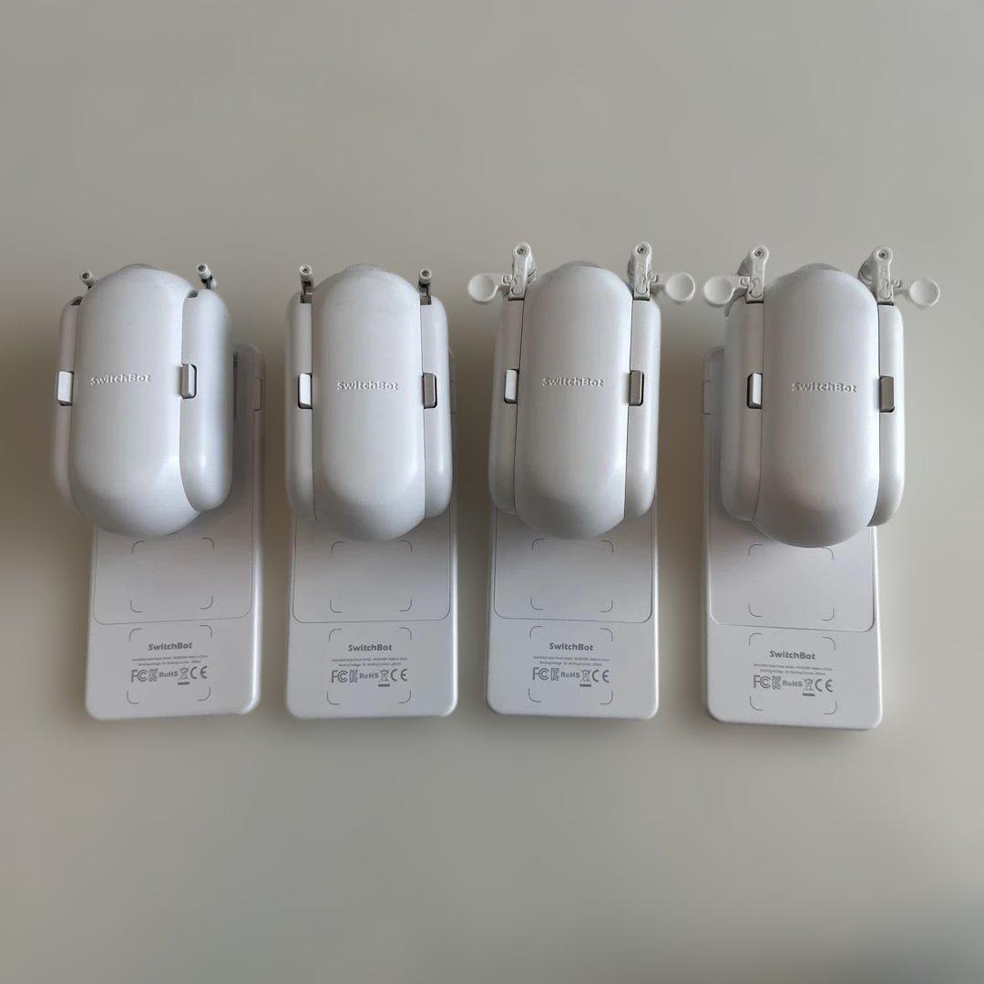 SwitchBot カーテン ソーラーパネル 各4個