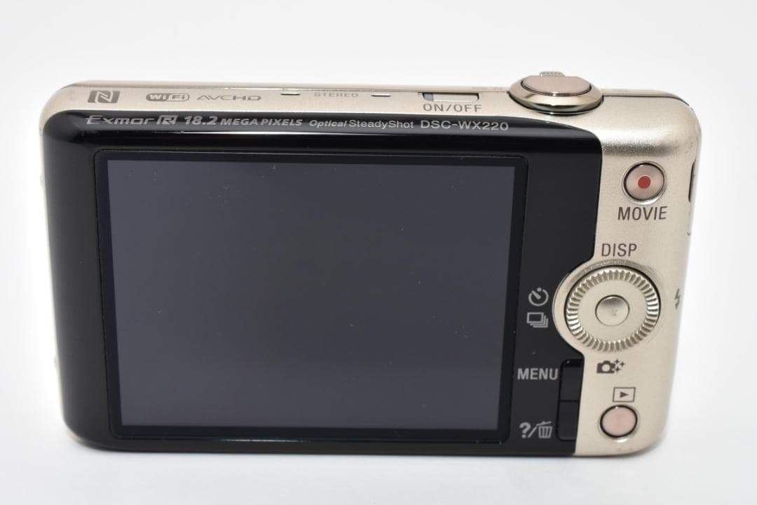 【美品】SONY Cyber-shot DSC-WX220 ゴールド　動作確認済
