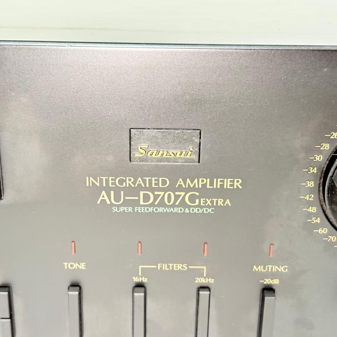 【完動整備品】 SANSUI プリメインアンプ AU-D707G(2077)