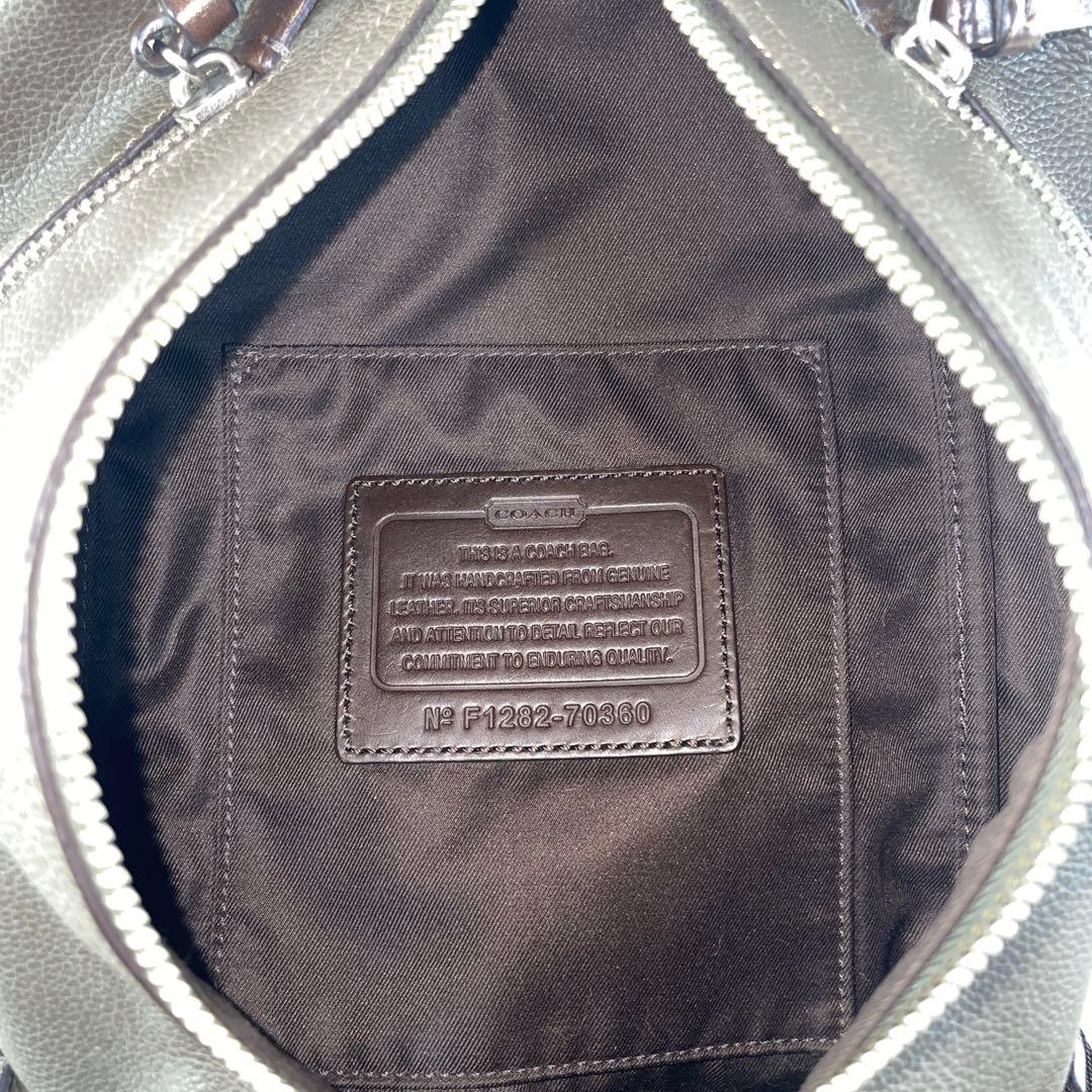 【美品】 COACH コーチ トンプソン ボディバッグ レザー