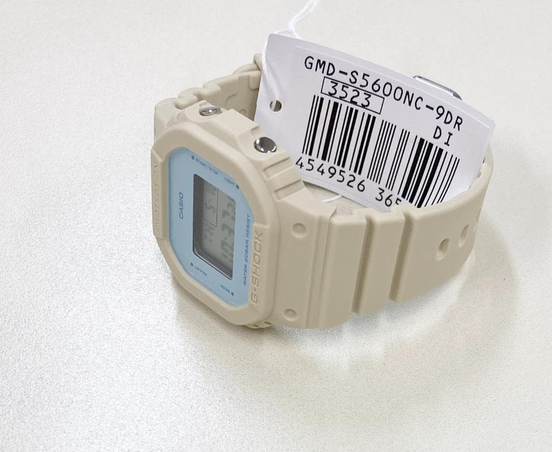 Gショック GMD-S5600NC-9 デジタル ブルー ベージュ 逆輸入品