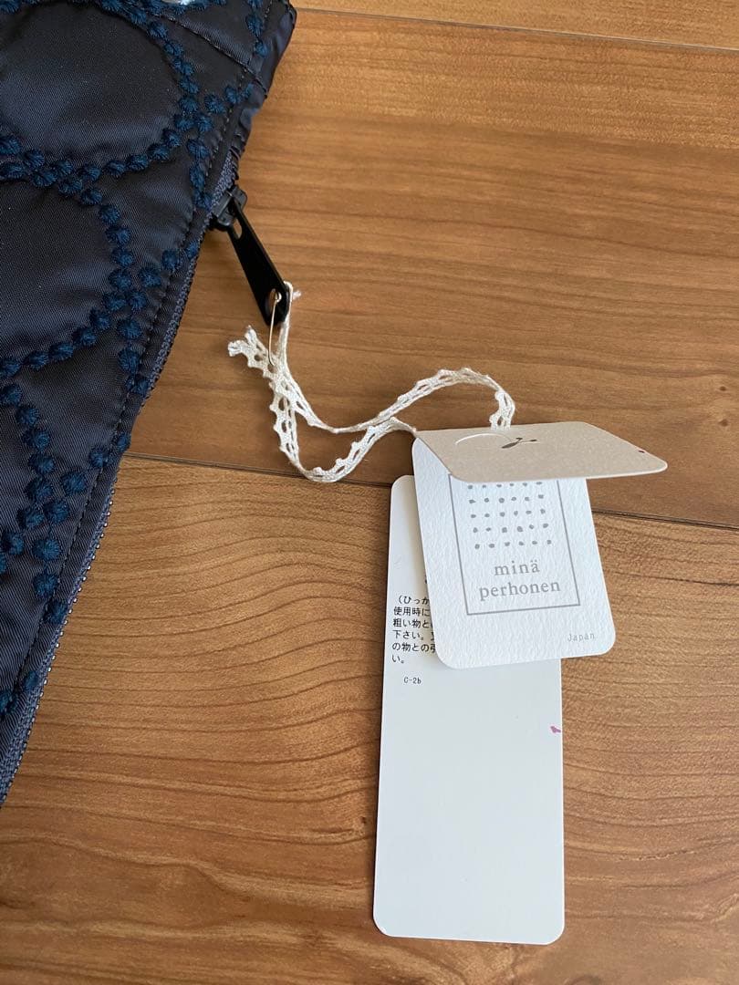 【未使用】ミナペルホネン×ポーターリュックサックtambourine ネイビー