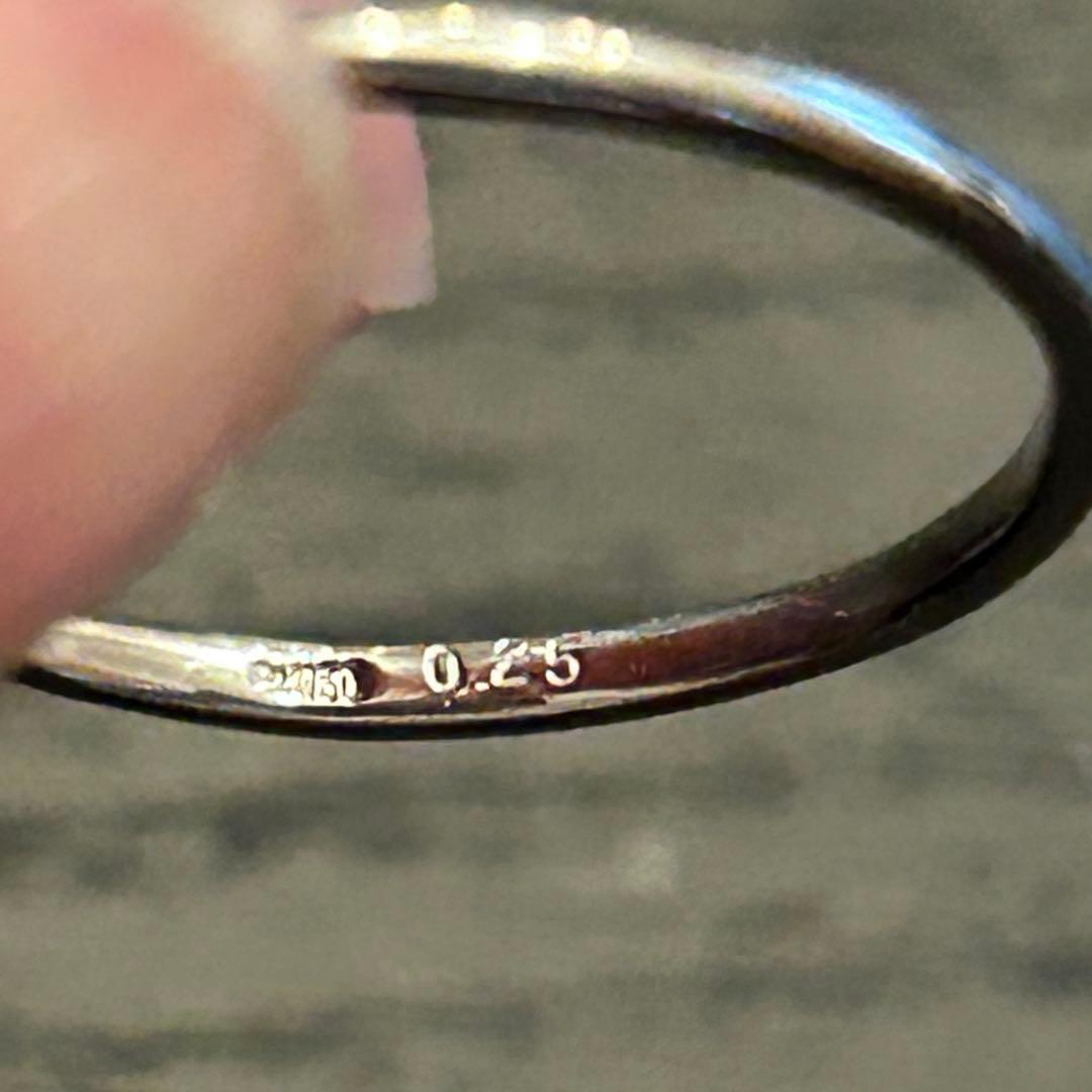 鑑別付 Pt コーンフラワーブルーサファイア リング 16号 ダイヤ プラチナ