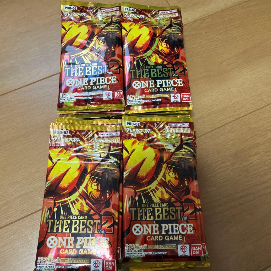 ワンピースカードゲーム ザベスト 2 サーチ済み　40パック　THE BEST2