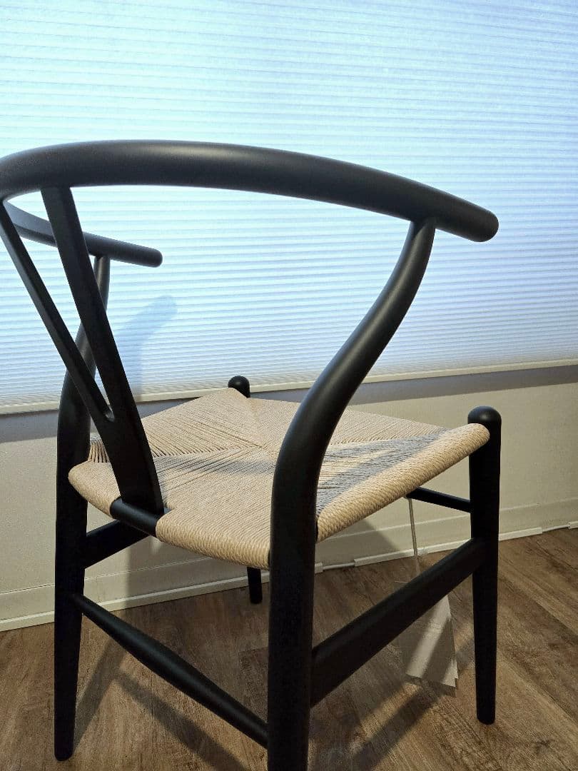 【美品】Yチェア CH24 カールハンセン ビーチ材ブラック 北欧家具