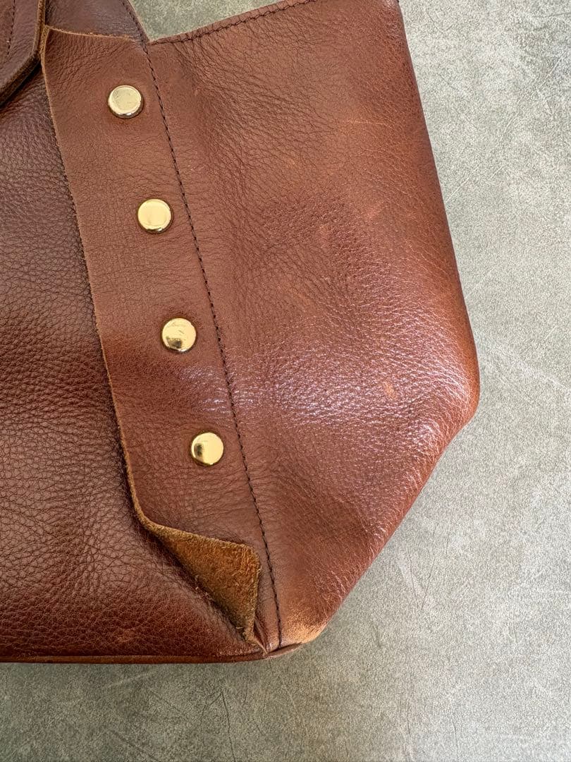 Vivienne Westwoodブラウンレザー ハンドバッグ