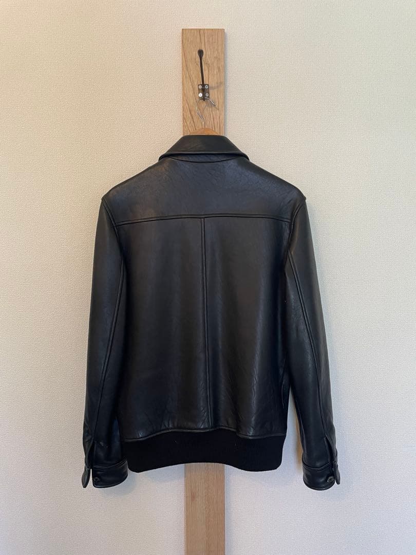 A.P.C. ブラック レザージャケット シングル Mサイズ