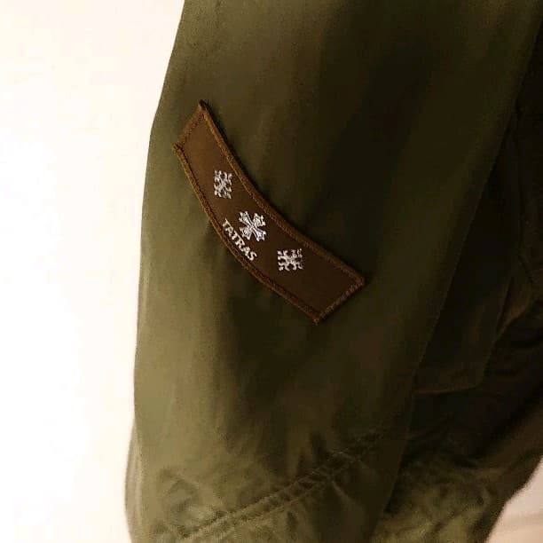 sale【美品】タトラスメンズダウンベストつき2wayモッズコート (カーキ)