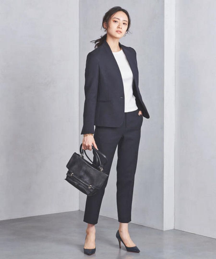 UNITED ARROWS スーツ ノーカラージャケット パンツ セットアップ