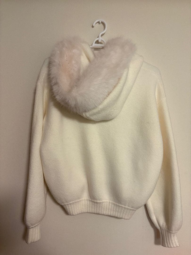 Darich フードファーニットジップパーカー