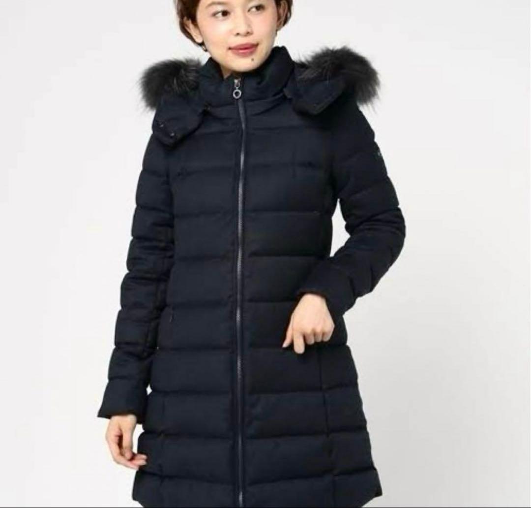 TATRAS タトラス　ラビアナ　ウール　ラクーンファー　ダウンジャケット　黒