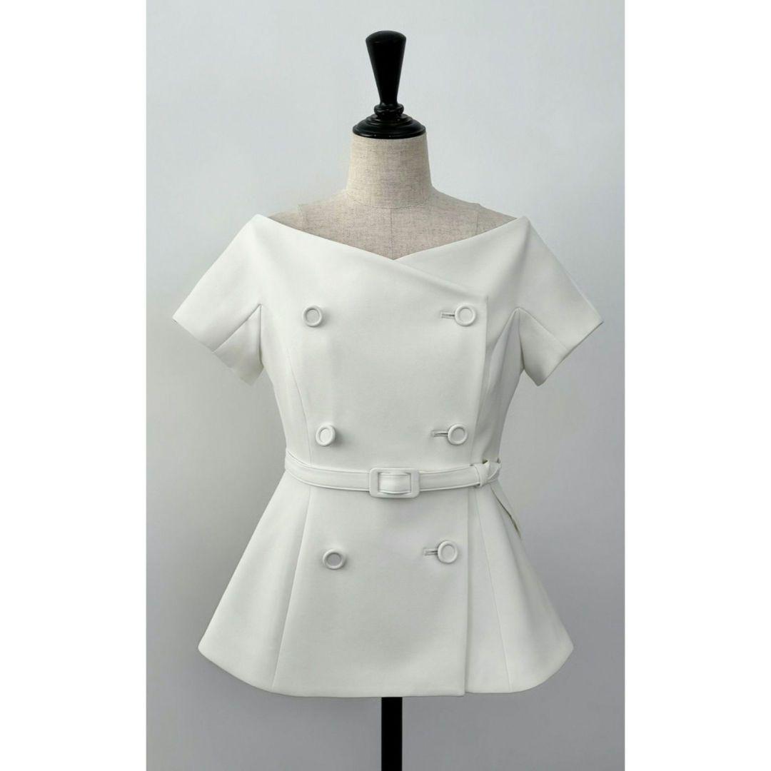 sheller/シェリエ/off shoulder jacket tops