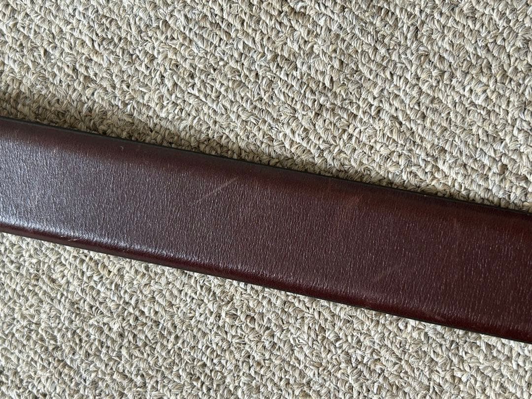 未使用品　Loro piana ロロピアーナ　メンズ　レザー ベルト 95/38