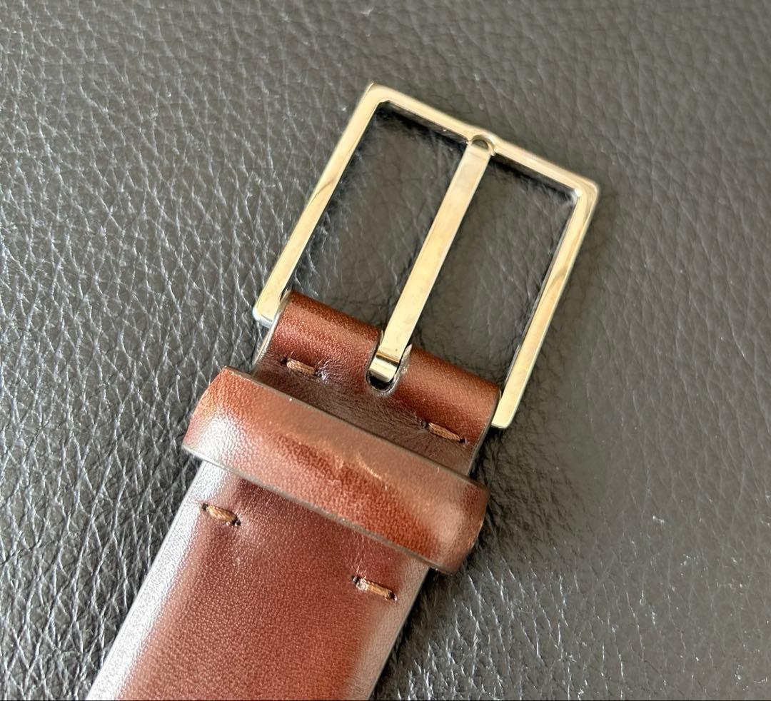 未使用品　Loro piana ロロピアーナ　メンズ　レザー ベルト 95/38