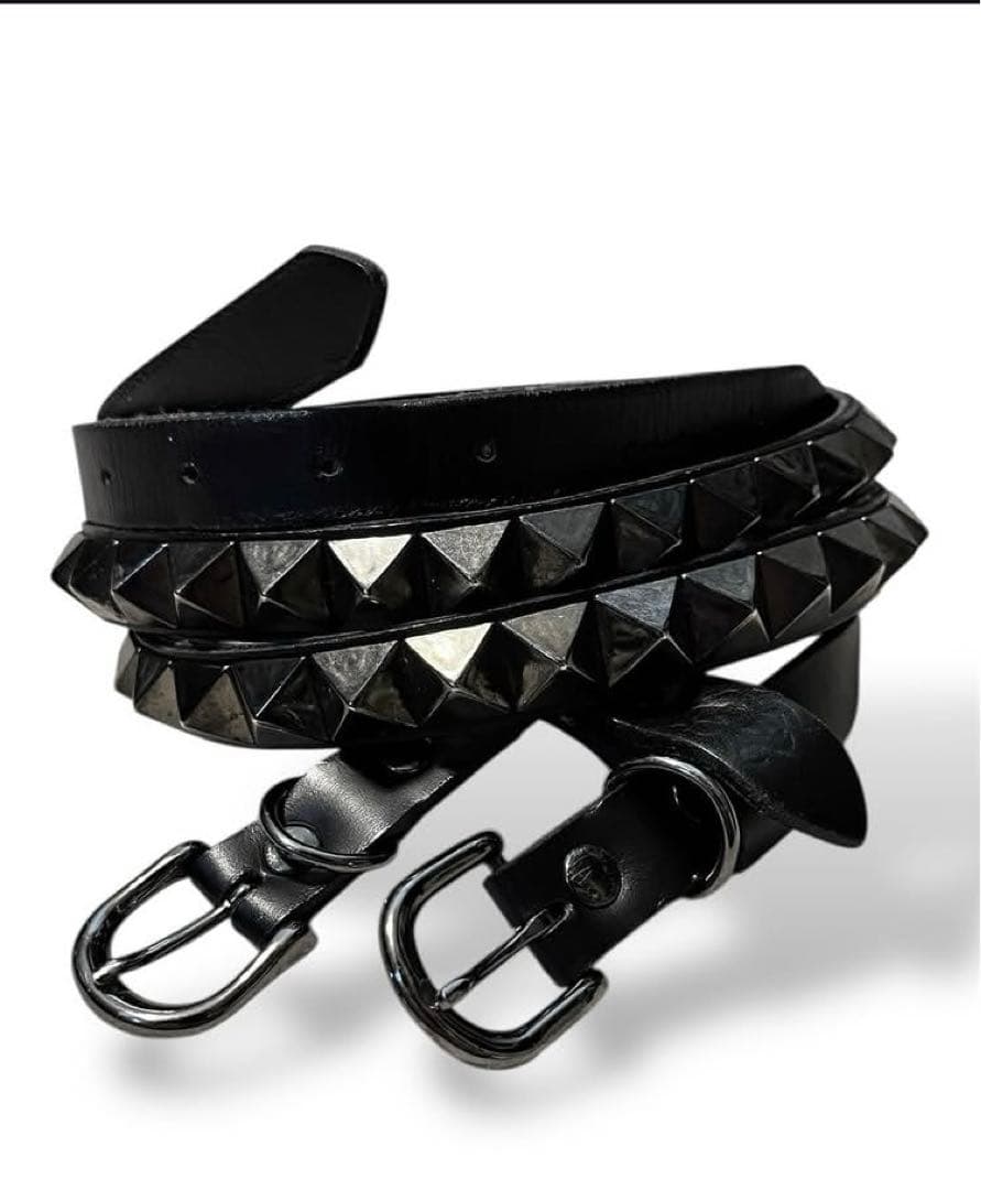 ひ*の様 alice auaa double wrap studded belt