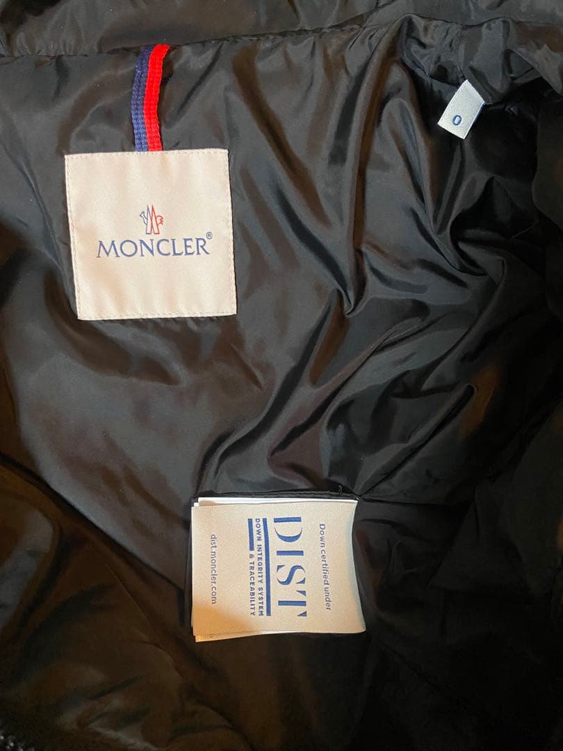 モンクレールMONCLER AVOCETTE アヴォチェット ウエストリボン黒0