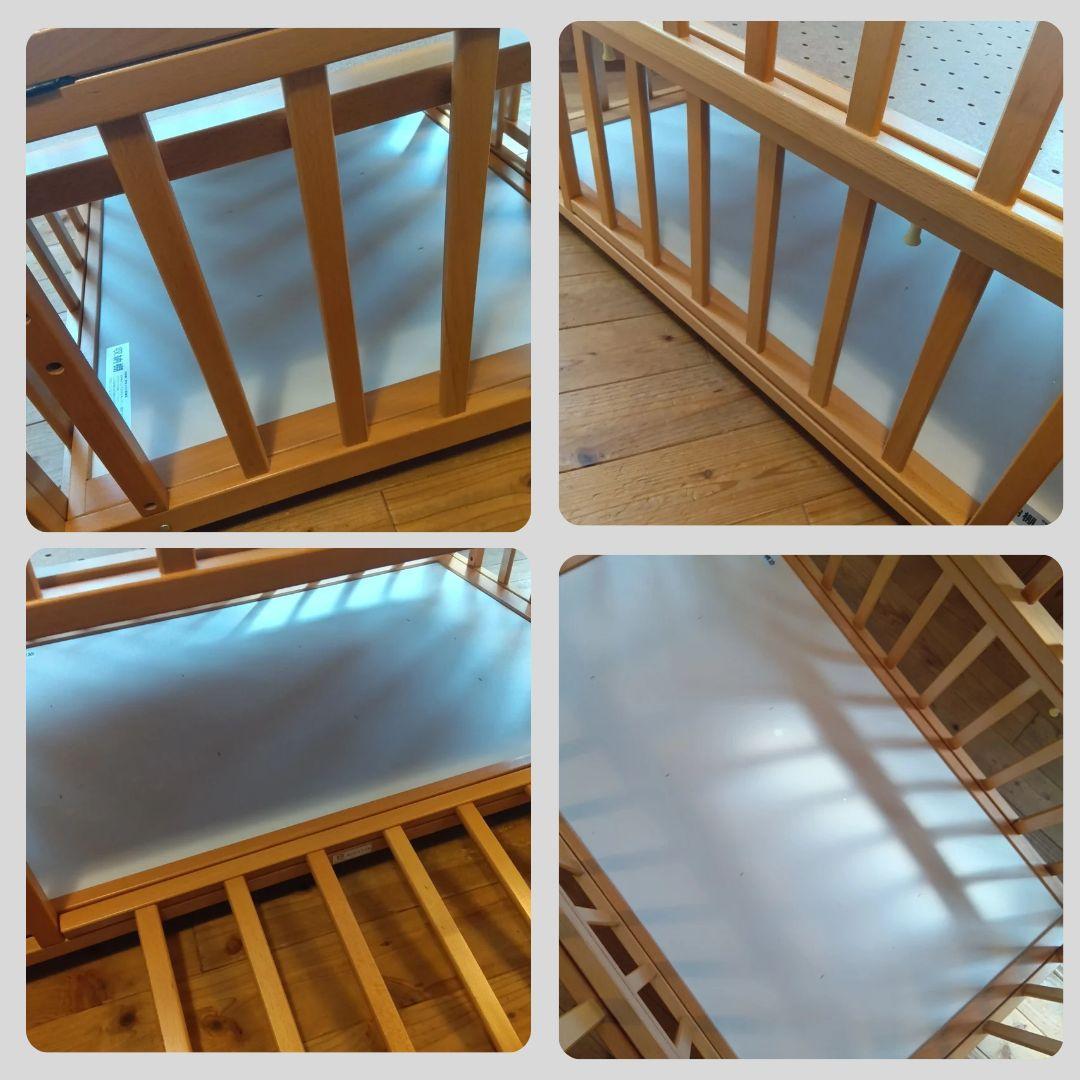 ヤマサキ　ベビーベッドスリーオープンベッド b-side⭐︎artbayern様用