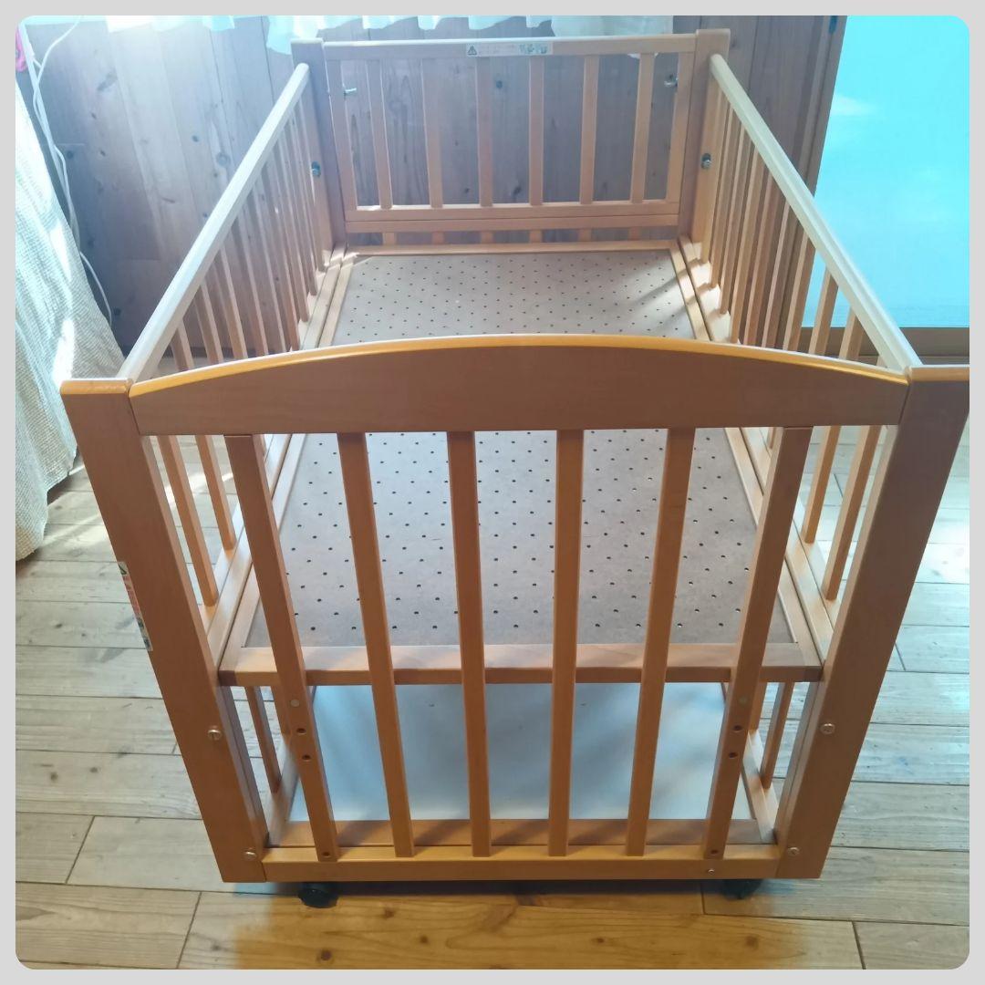 ヤマサキ　ベビーベッドスリーオープンベッド b-side⭐︎artbayern様用