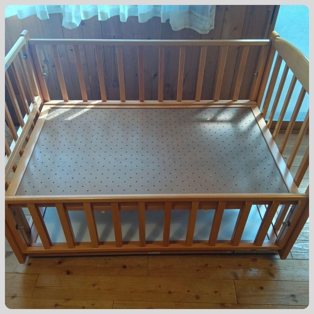 ヤマサキ　ベビーベッドスリーオープンベッド b-side⭐︎artbayern様用