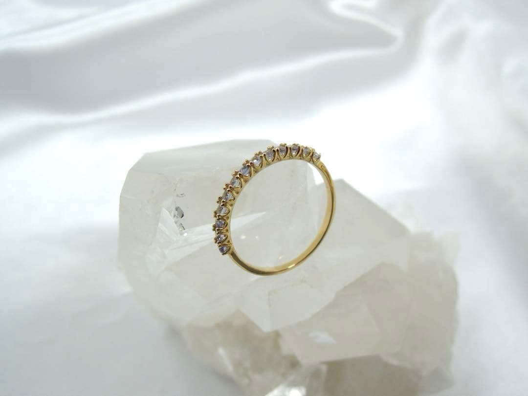 ☆さっちゃん ☆K18YG天然タンザナイトリング