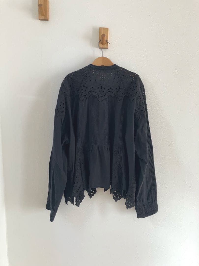 カレンソロジー　レースブラウス　ブラック