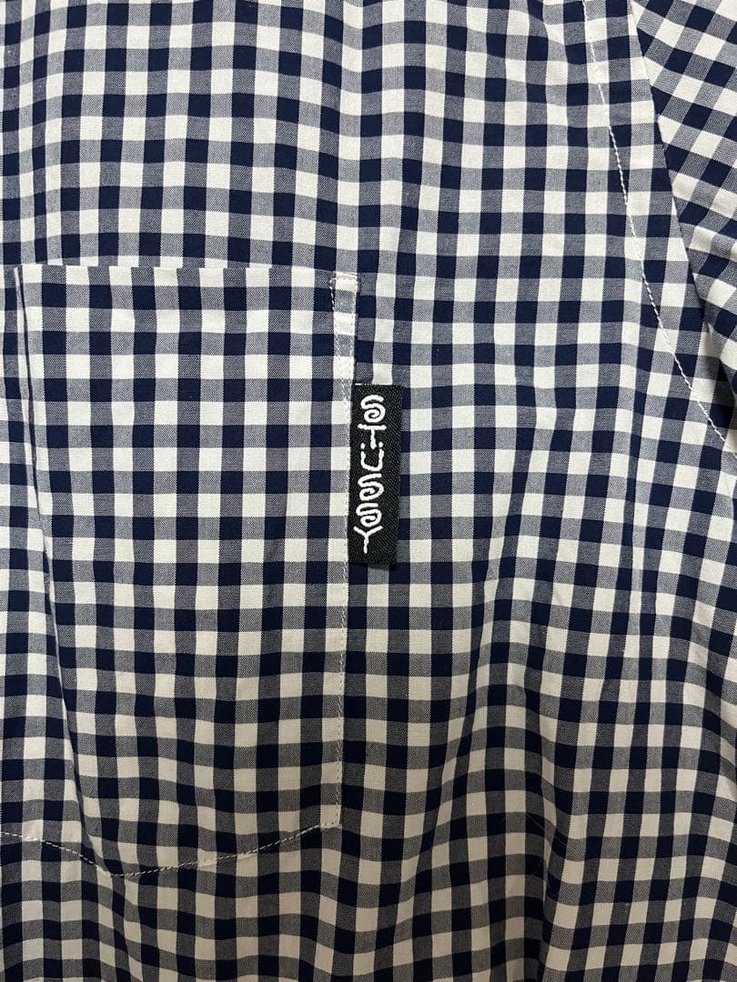 old stussy ギンガムチェックt shirt S