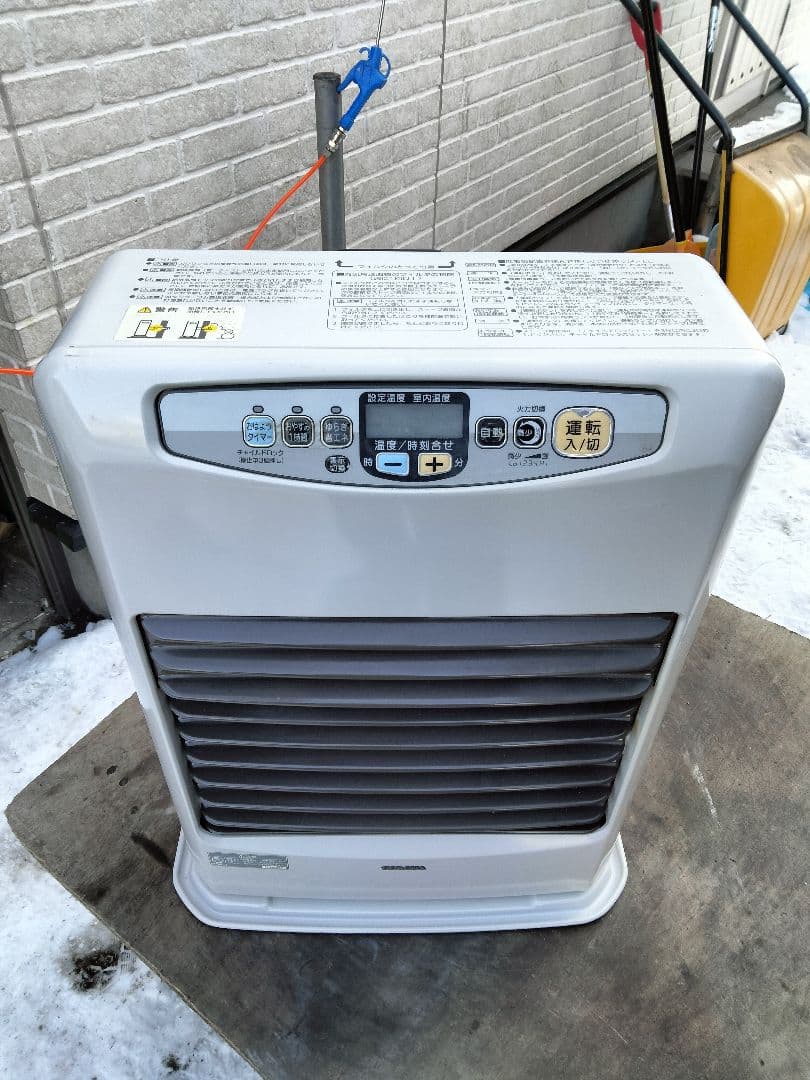 コロナFF温風石油ストーブスペース21品番「FF‐GX384S」2007年式中古