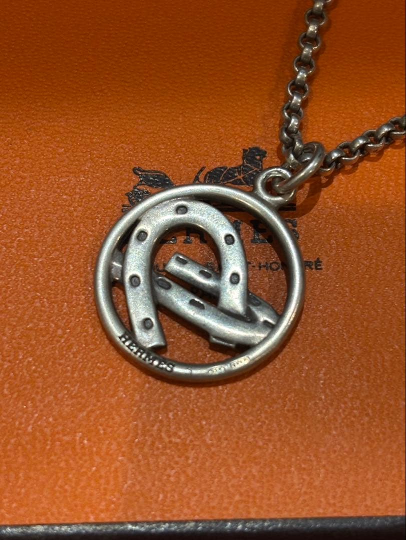 エルメス　ホースシュー　ネックレス　シルバー　★レア物★　SV925