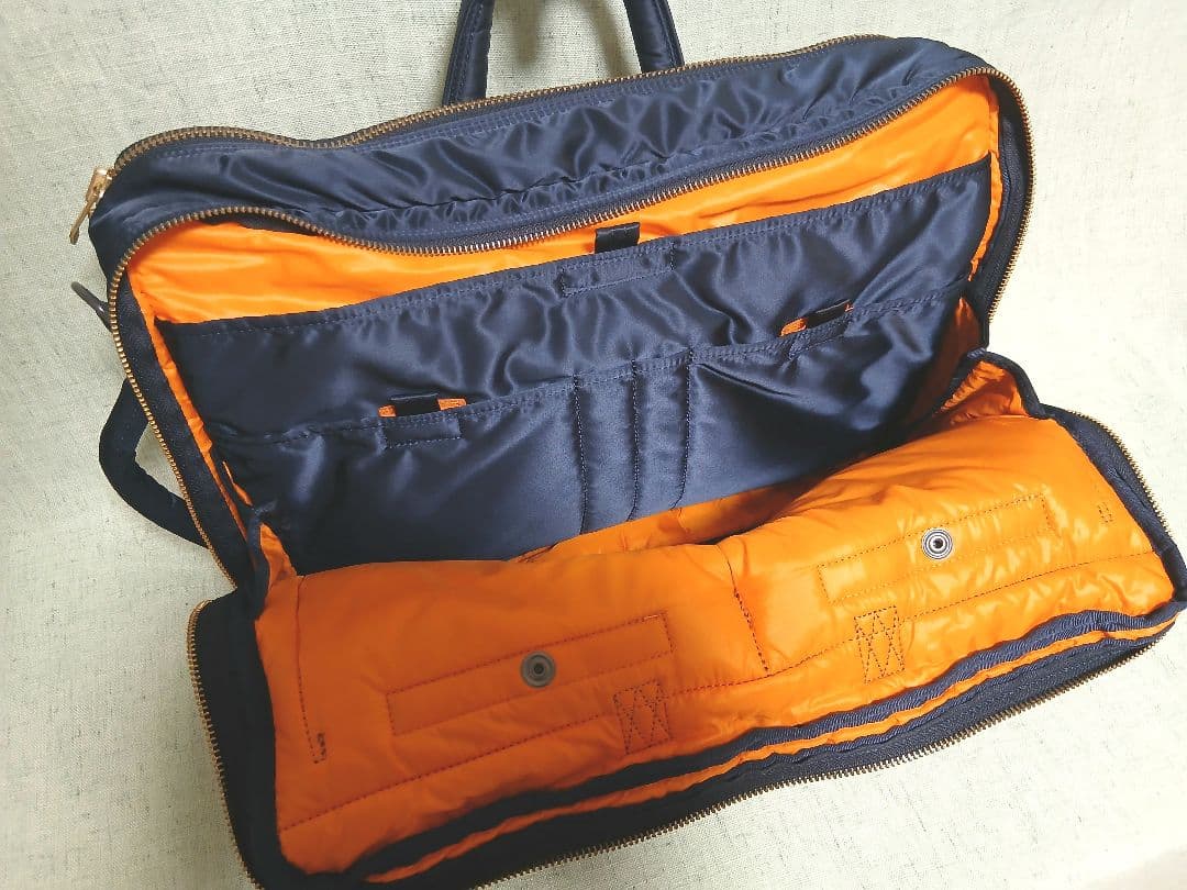 バッグ PORTER TANKER 3WAY DOCUMENT BAG W zip