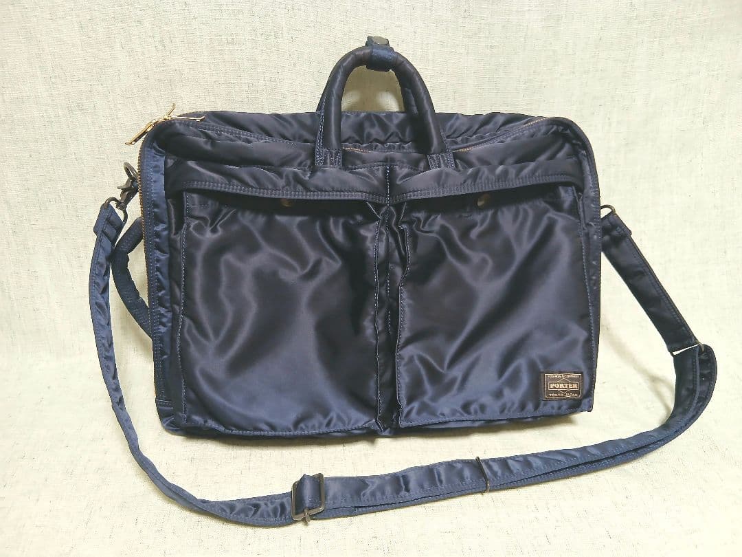 バッグ PORTER TANKER 3WAY DOCUMENT BAG W zip