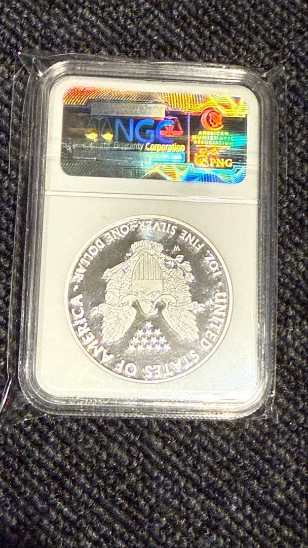 イーグル銀貨　PF70 NGC