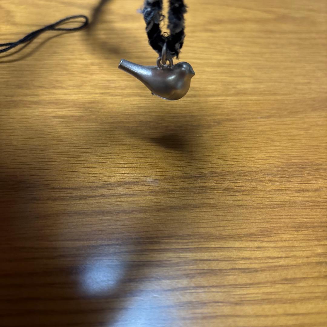 KOTORI NECKLACE SILVER BIRD WHISTLE”