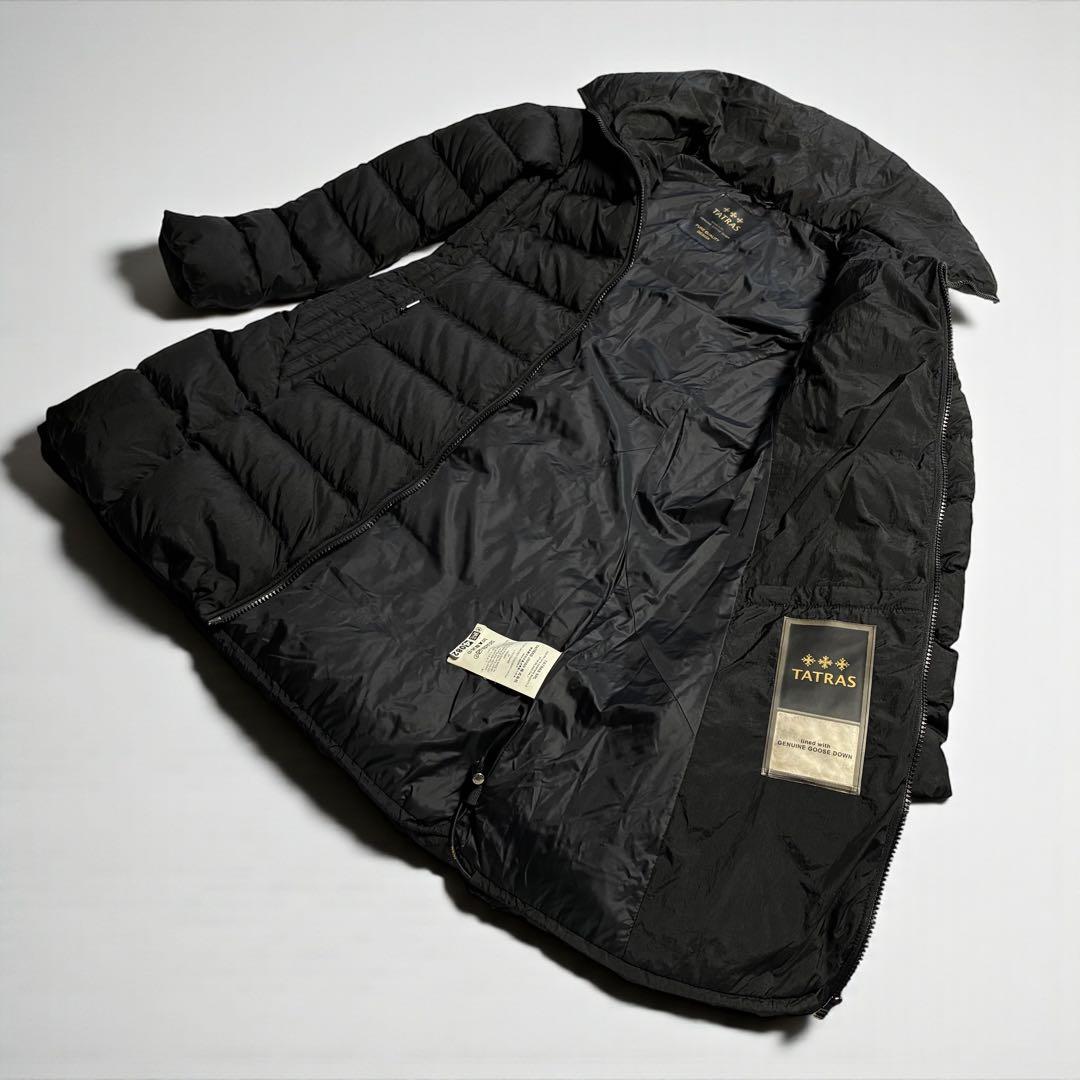 最終 TATRAS タトラス POLITEAMA ダウンコート 黒 01