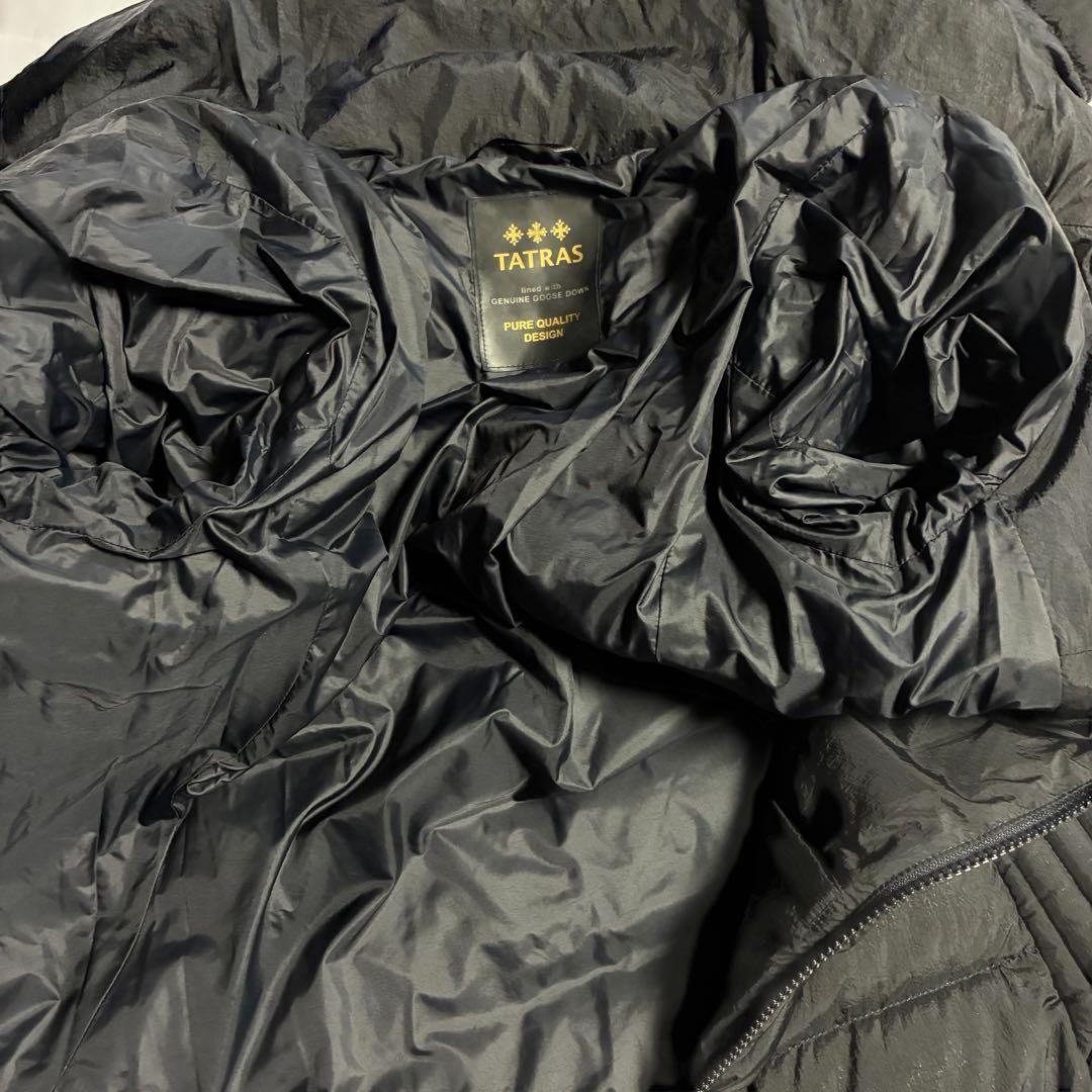 最終 TATRAS タトラス POLITEAMA ダウンコート 黒 01