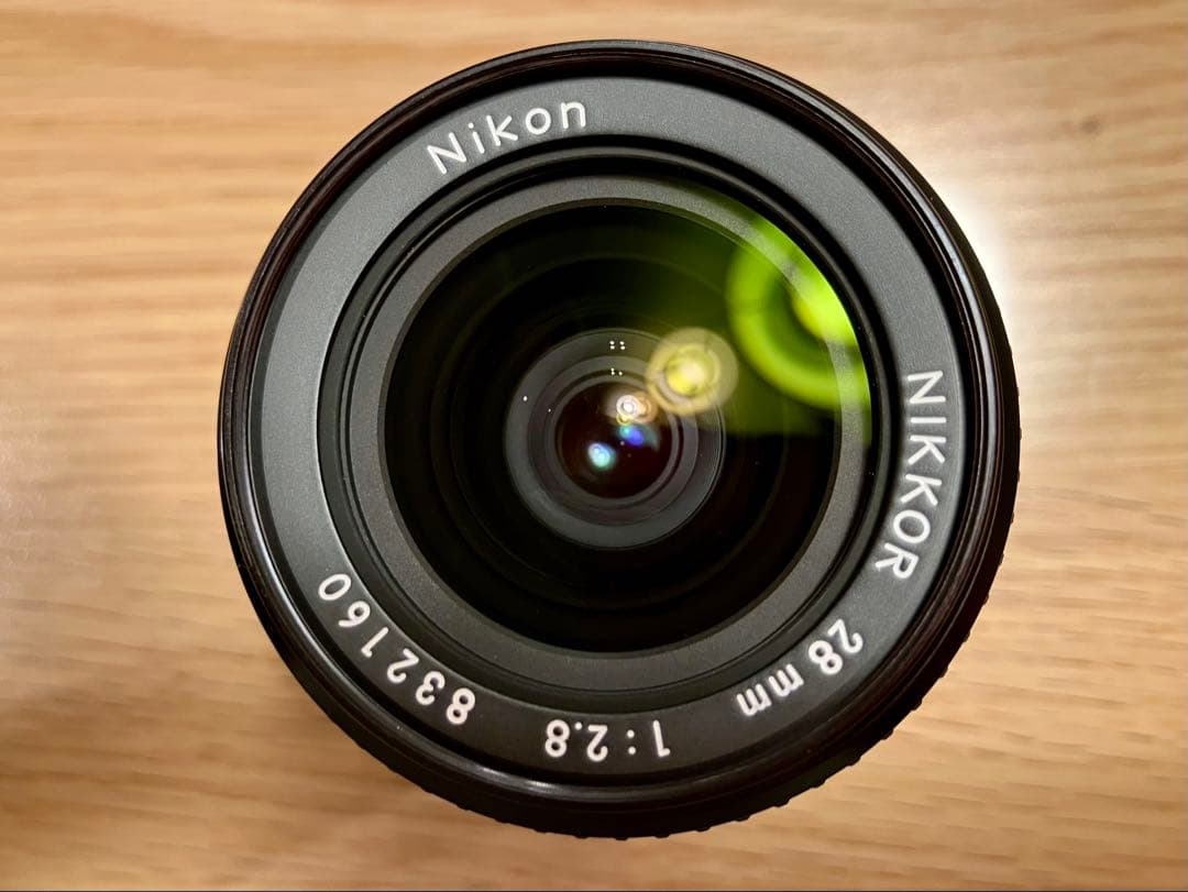 【美品】Nikon AI-S Nikkor 28mm f2.8&マウントアダプタ