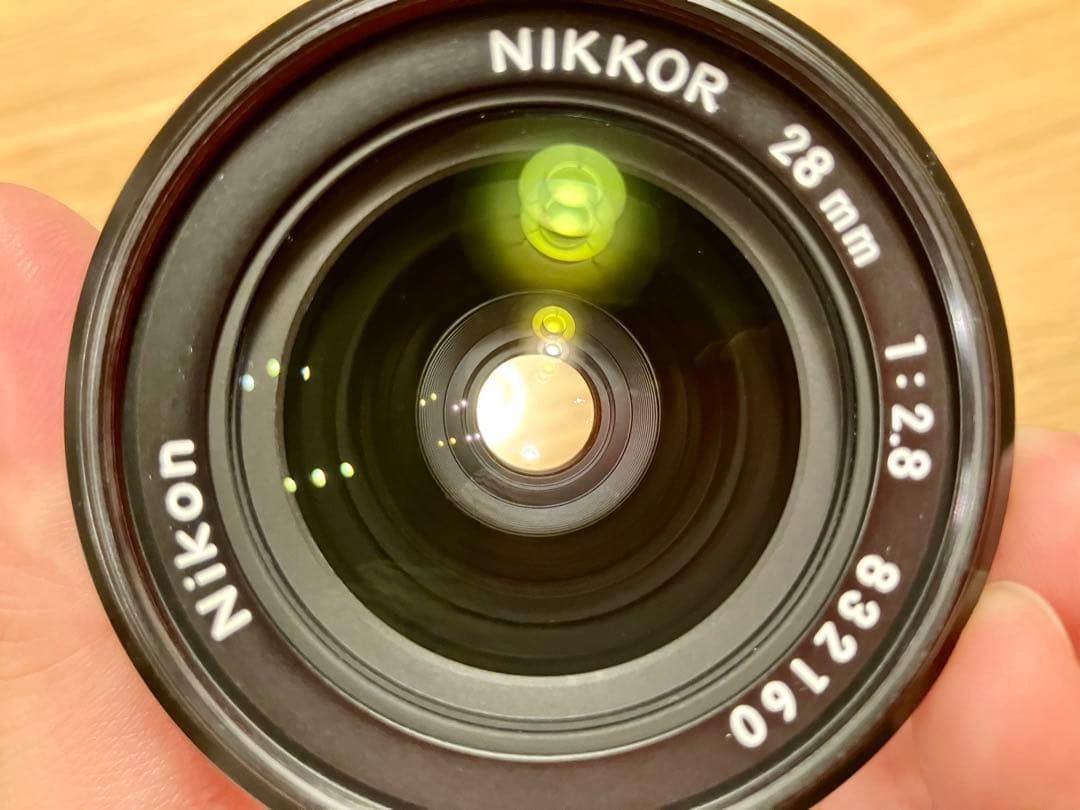 【美品】Nikon AI-S Nikkor 28mm f2.8&マウントアダプタ