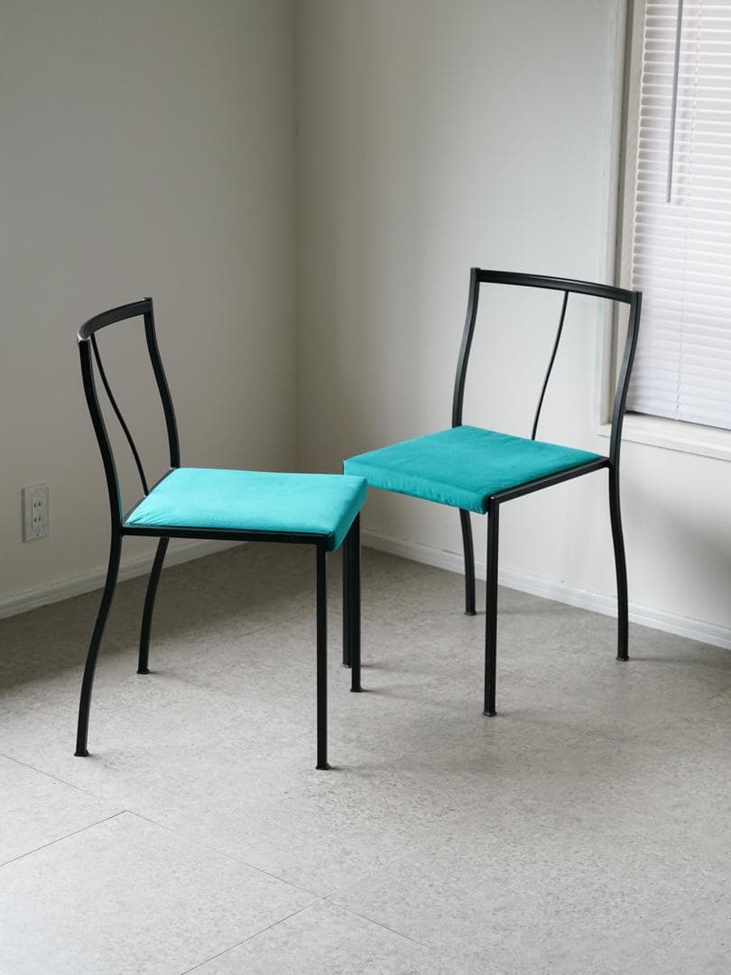 80's vintage ポストモダン チェア 2脚セット レトロ