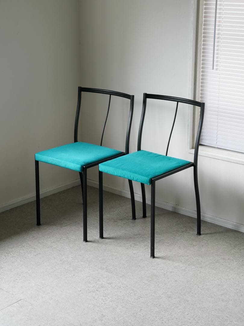 80's vintage ポストモダン チェア 2脚セット レトロ