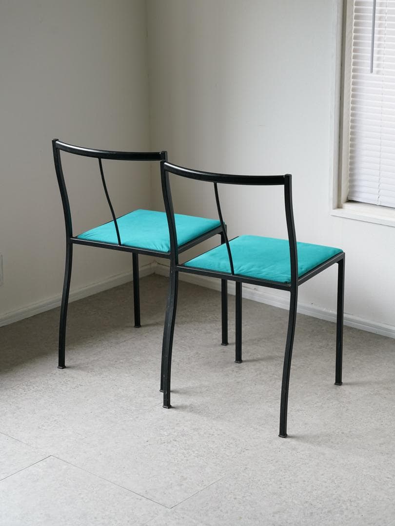 80's vintage ポストモダン チェア 2脚セット レトロ