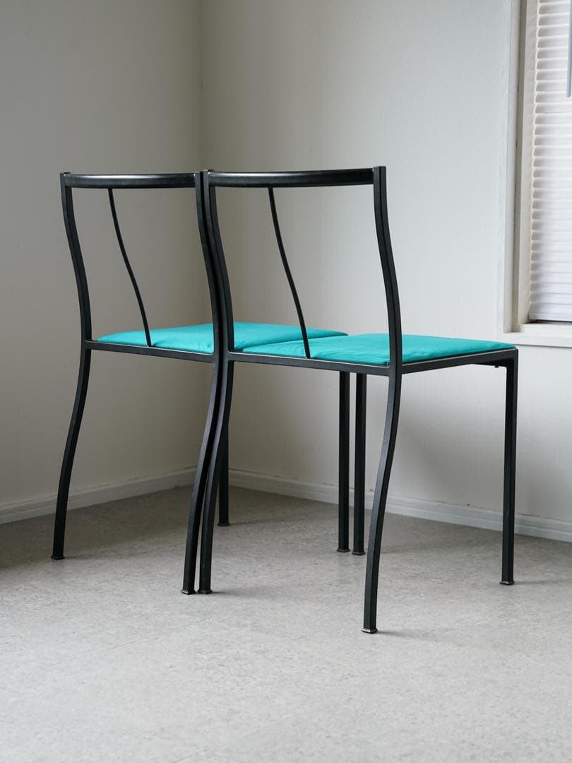 80's vintage ポストモダン チェア 2脚セット レトロ